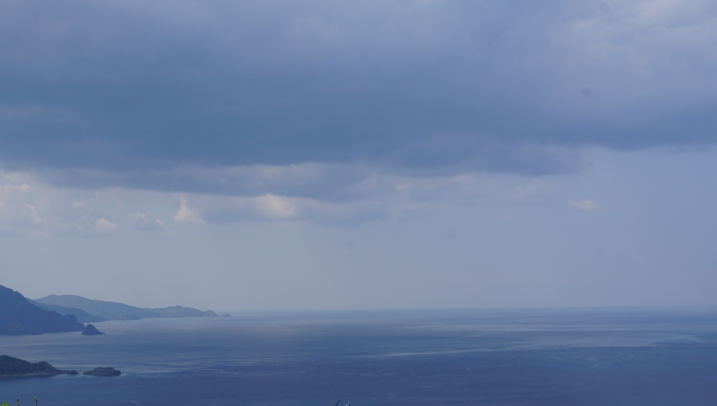 奄美大島、県道79号線の途中で撮った海！